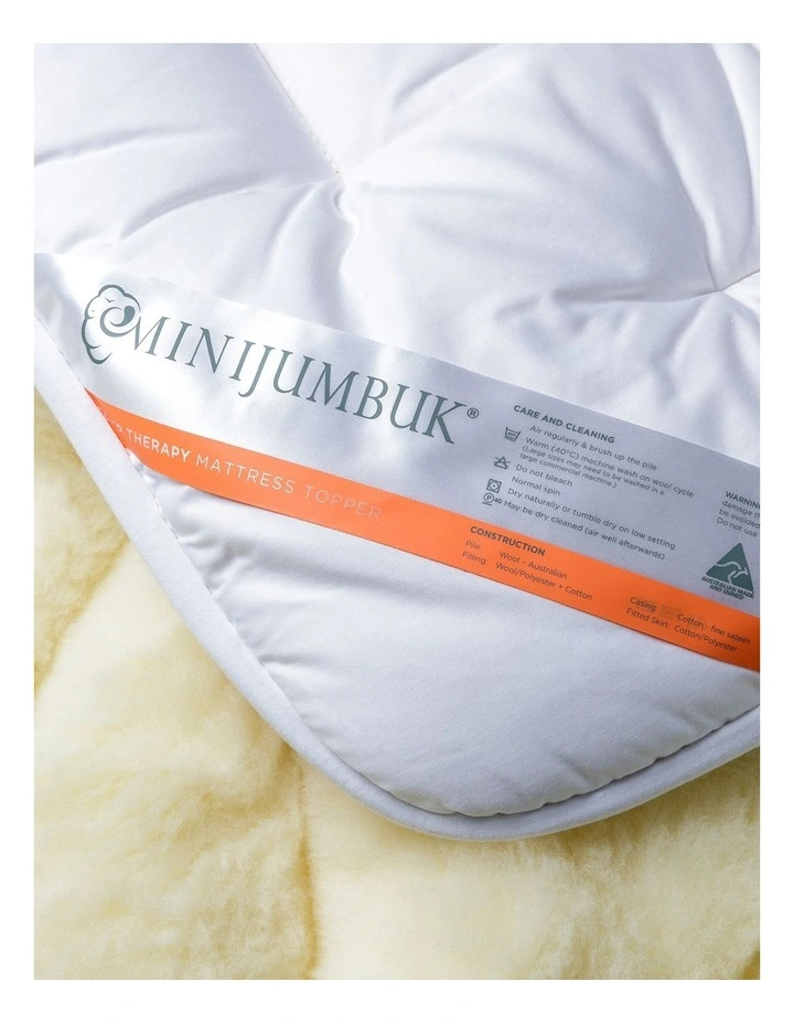 MiniJumbuk Sleep Therapy Wool Mattress Topper 6 MiniJumbuk Sleep Therapy Wool Mattress Topper - Image 4