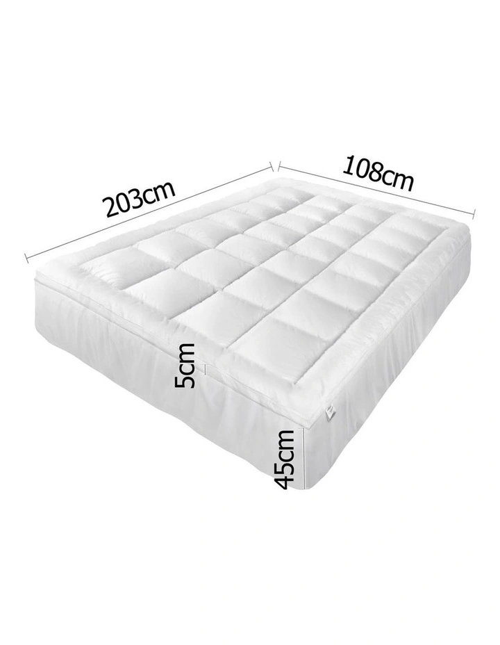 Giselle Bedding King Single Size Memory Resistant Mattress Topper 4 Giselle Bedding King Single Size Memory Resistant Mattress Topper - Image 2