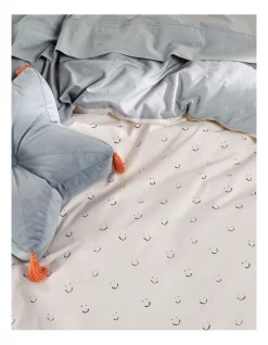 Linen House Kids Smiles All Round Quilt Cover Set In Sugar/Smoke 8 Linen House Kids Smiles All Round Quilt Cover Set In Sugar/Smoke -Sheridan Shop unnamed file 1229