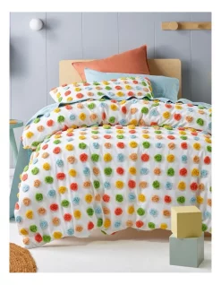 Milkshake Happy Spots Quilt Cover Set In Multi