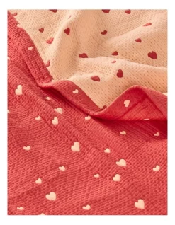 Sheridan Kid's Sweetheart Bedcover In Washed Red -Sheridan Shop unnamed file 1285