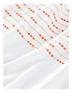 Sheridan Kid's Amorette Fitted Sheet In Neon Rose/White -Sheridan Shop unnamed file 1316