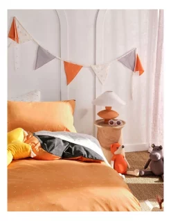 Linen House Kids Smiles All Round Quilt Cover Set In Charcoal/Apricot 11 Linen House Kids Smiles All Round Quilt Cover Set In Charcoal/Apricot -Sheridan Shop unnamed file 1325