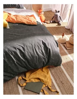 Linen House Kids Smiles All Round Quilt Cover Set In Charcoal/Apricot 12 Linen House Kids Smiles All Round Quilt Cover Set In Charcoal/Apricot -Sheridan Shop unnamed file 1326