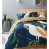 Milkshake Balancing Birds Cotton Quilt Cover Set Navy -Sheridan Shop unnamed file 1359