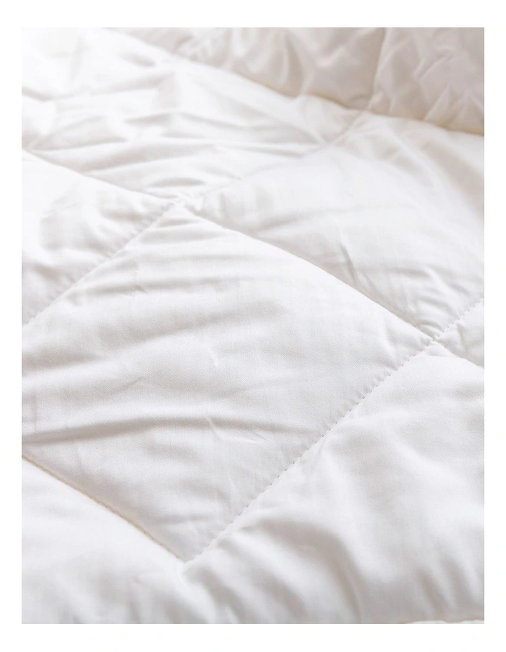 MiniJumbuk Baby Wool Quilt Cot White 6 MiniJumbuk Baby Wool Quilt Cot White - Image 4