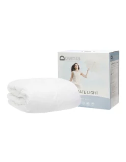 Downia Ultimate Light Summer 50/50 Duck Down & Feather Quilt White -Sheridan Shop unnamed file 142