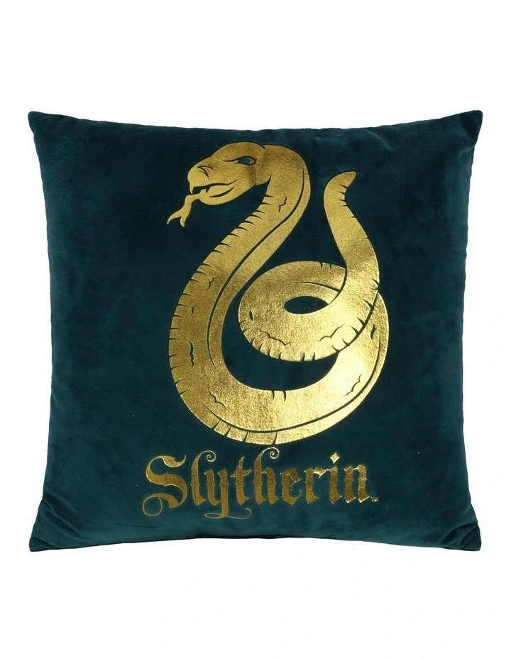 Harry Potter Slytherin Square Cushion Green 3 Harry Potter Slytherin Square Cushion Green