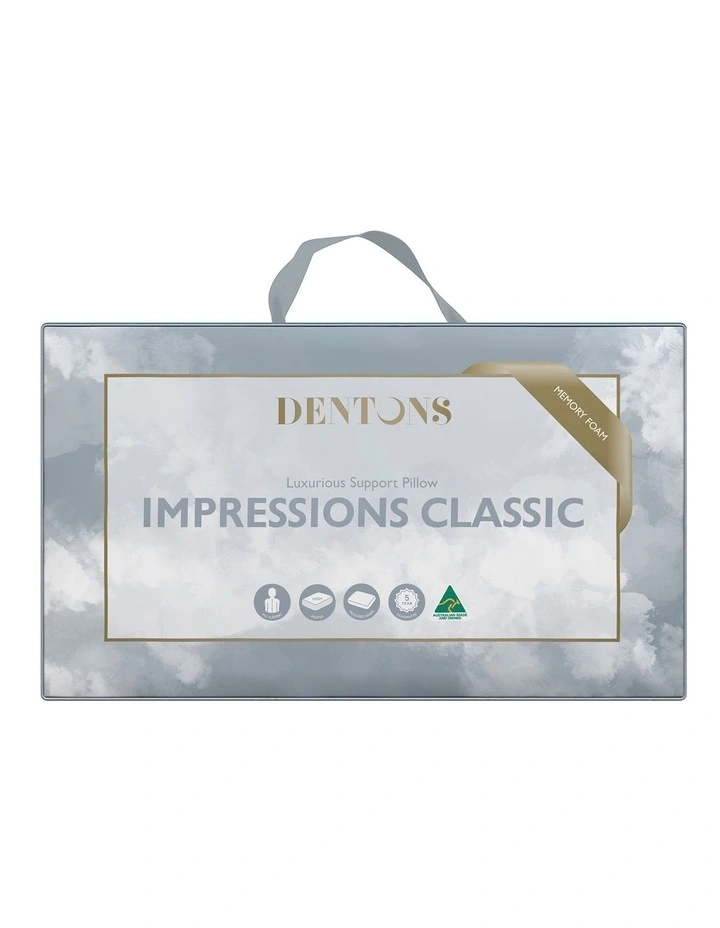 Dentons Pillows Impressions Classic Memory Foam Pillow 3 Dentons Pillows Impressions Classic Memory Foam Pillow