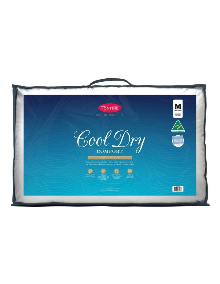 Tontine Classic Cool Dry Comfort Medium Density Pillow 3 Tontine Classic Cool Dry Comfort Medium Density Pillow
