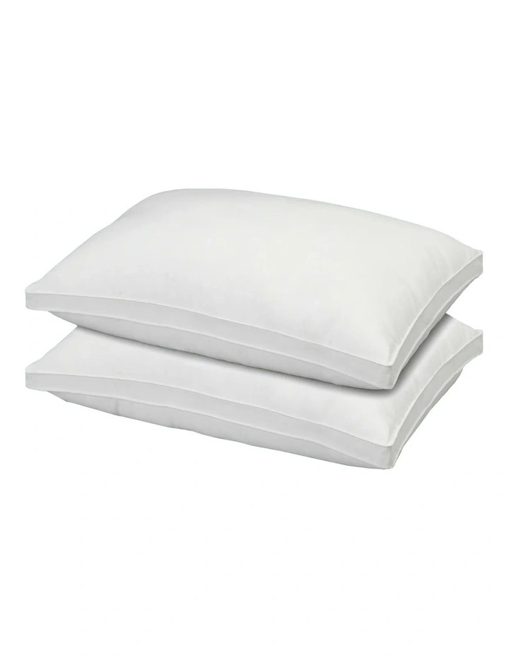 Royal Comfort Luxury Gusset Bamboo Pillow Twin Pack 3 Royal Comfort Luxury Gusset Bamboo Pillow Twin Pack