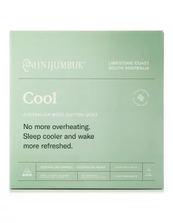 MiniJumbuk Cool Australian Wool Cotton Quilt