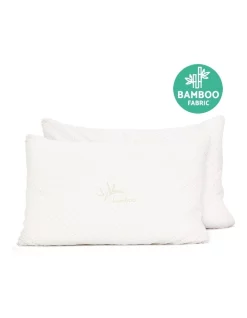 Giselle Bedding Set Of 2 Single Bamboo Memory Foam Pillow -Sheridan Shop unnamed file 504