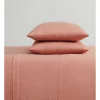 Calvin Klein Modern Cotton Harrison Standard Pillowcase In Terracotta