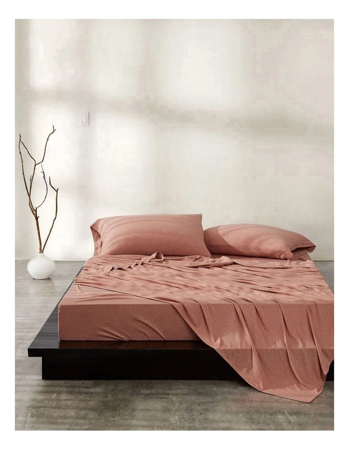 Calvin Klein Modern Cotton Harrison Standard Pillowcase In Terracotta 4 Calvin Klein Modern Cotton Harrison Standard Pillowcase In Terracotta - Image 2