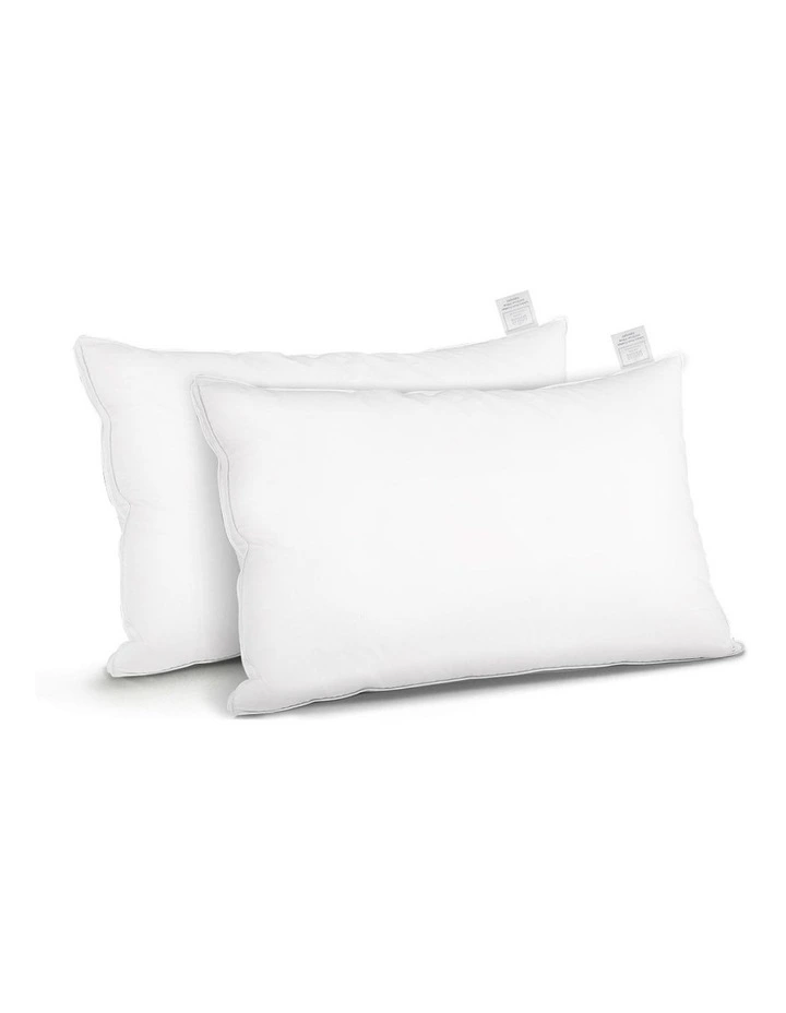 Giselle Bedding Duck Feather Down Twin Pack Pillow 3 Giselle Bedding Duck Feather Down Twin Pack Pillow
