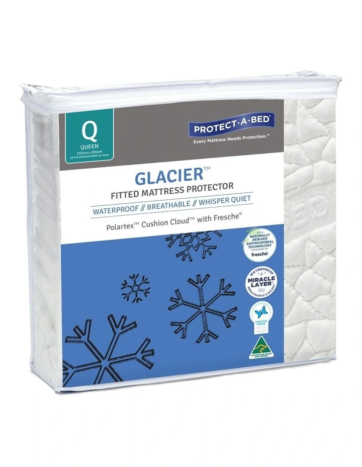 Protect-A-Bed Glacier Cooling Waterproof Mattress Protector 3 Protect-A-Bed Glacier Cooling Waterproof Mattress Protector