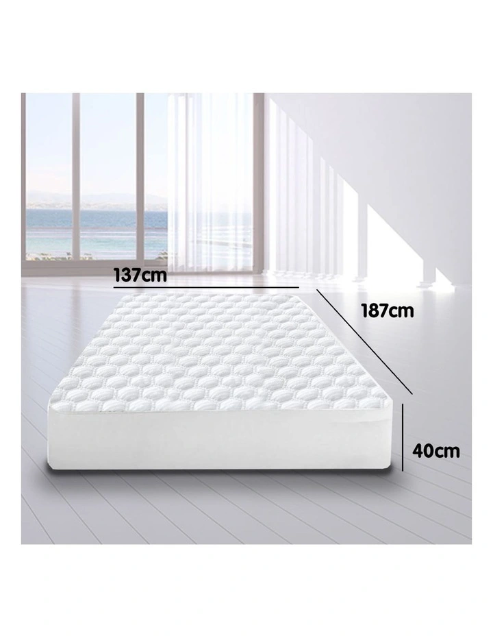 Laura Hill Luxury Cool Max Comfortable Fully Fitted Bed Mattress Protector Double 7 Laura Hill Luxury Cool Max Comfortable Fully Fitted Bed Mattress Protector Double - Image 5