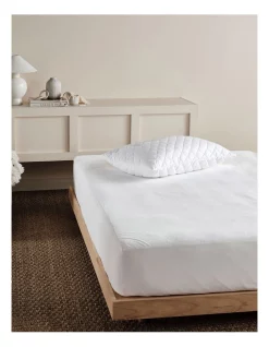 Linen House Everyday Waterproof Mattress Protector In White