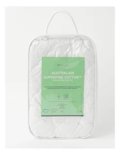 Heritage Superfine Cotton Quilted Pillow Protector
