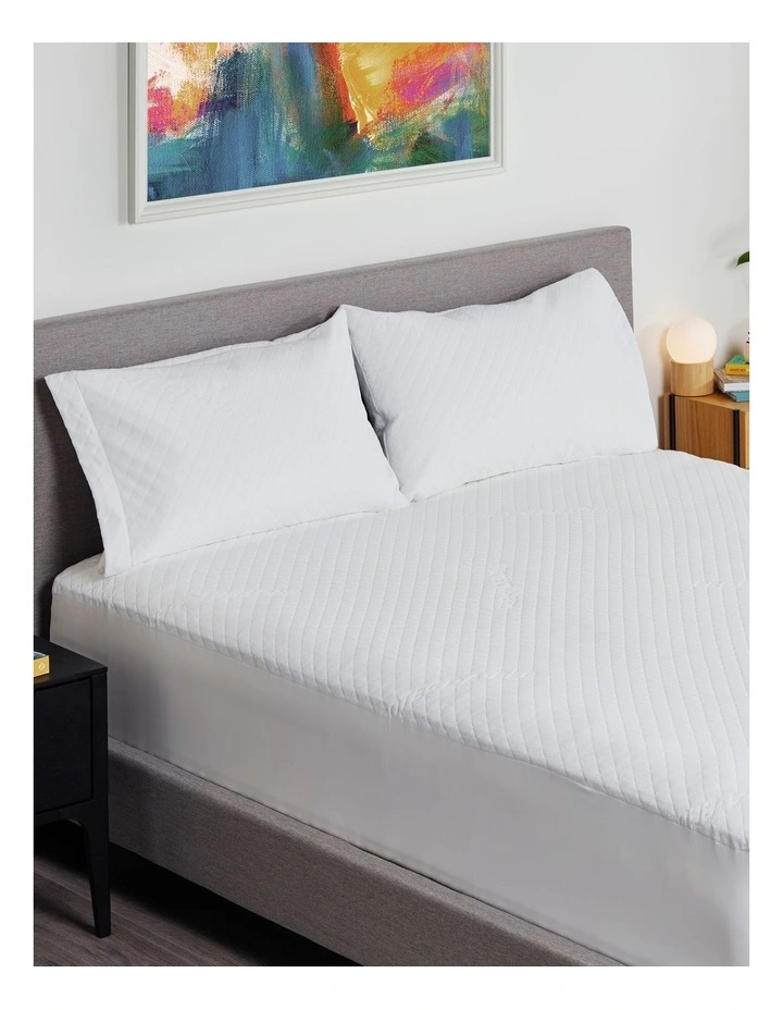 Protect-A-Bed Aero Cotton Quilted Waterproof Pillow Protector 4 Protect-A-Bed Aero Cotton Quilted Waterproof Pillow Protector - Image 2