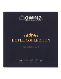 Downia Hotel Collection Microfibre Quilt White
