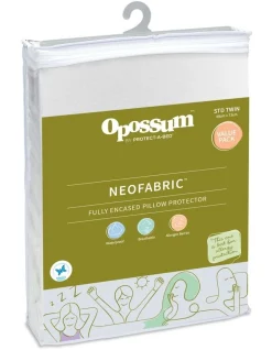Opossum By Protect-A-Bed NeoFabric Waterproof Pillow Protector Twin Pack