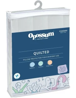 Opossum By Protect-A-Bed Quilted Waterproof Pillow Protector